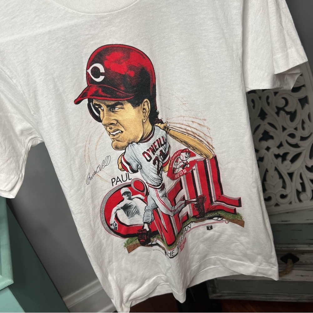 Genuine Merchandise MLB Cincinnati Reds Paul O’Neill Short Sleeve T-Shirt - Picture 2 of 5